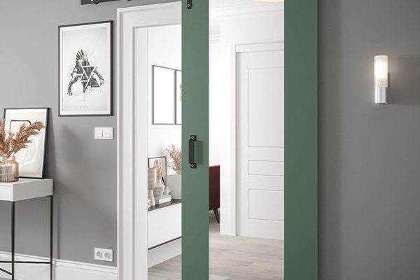 upward sliding door mirror